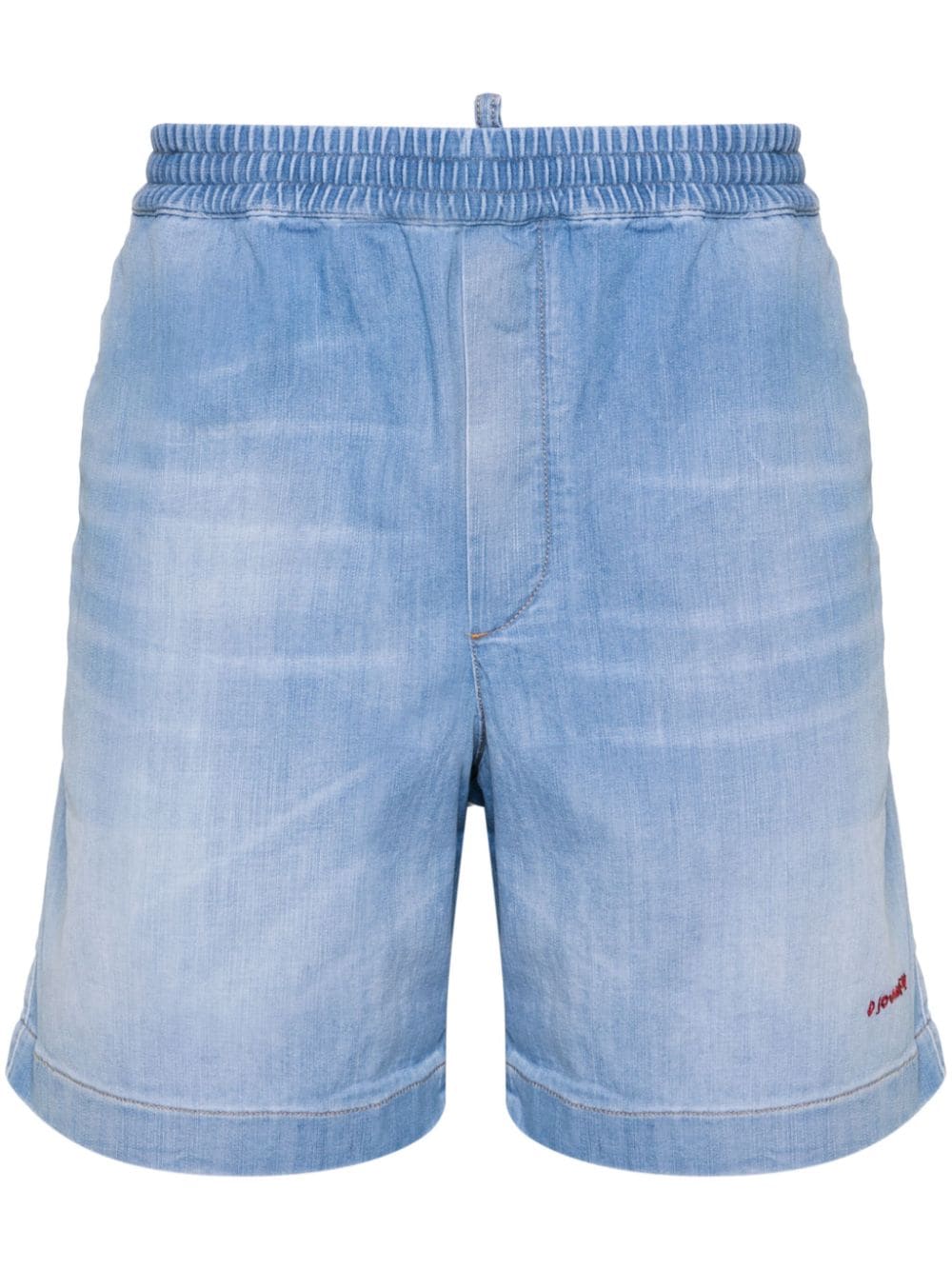 Dsquared2 logo-embroidered bermuda shorts - Blue von Dsquared2