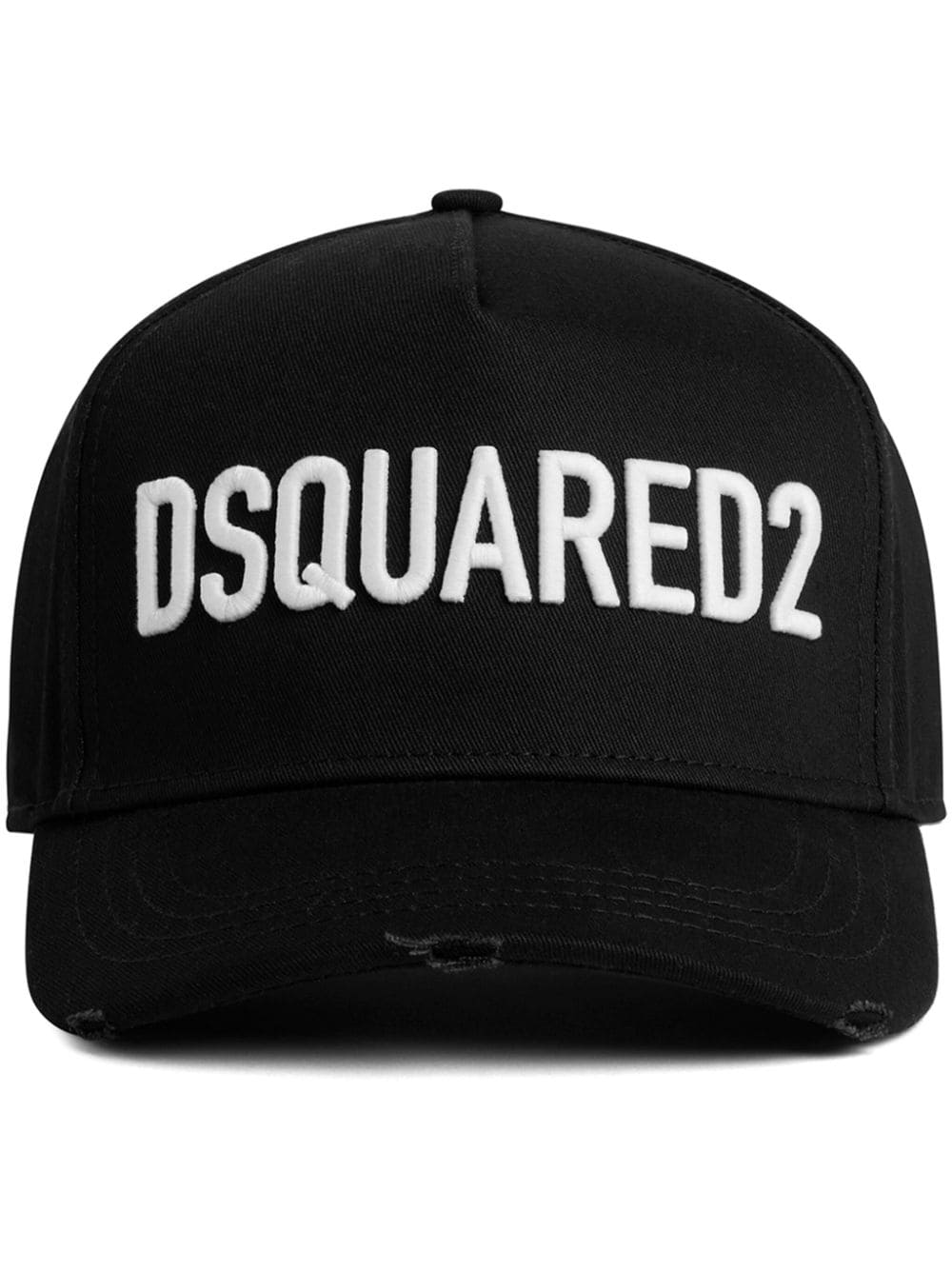 Dsquared2 logo-embroidered cotton cap - Black von Dsquared2