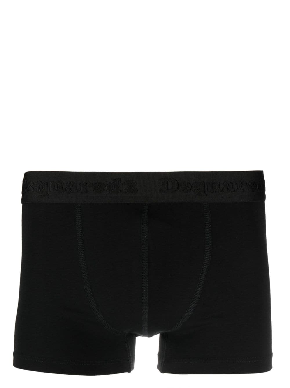 Dsquared2 logo-embroidered waistband boxers - Black von Dsquared2