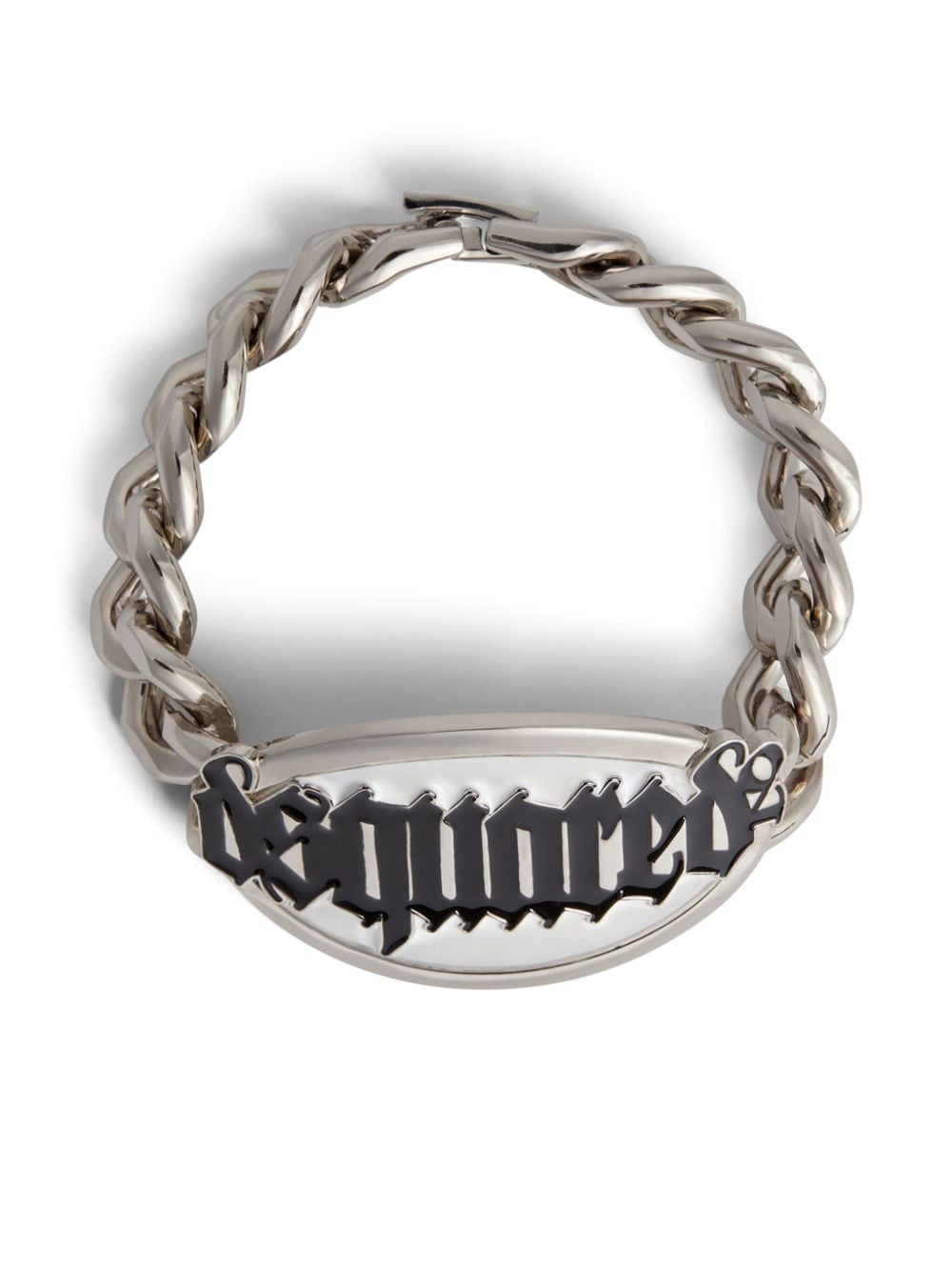 Dsquared2 logo-engraved chain bracelet - Silver von Dsquared2