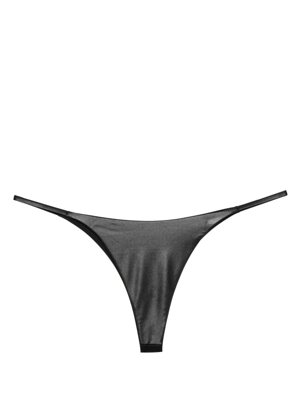 Dsquared2 logo-lettering bikini bottom - Black von Dsquared2