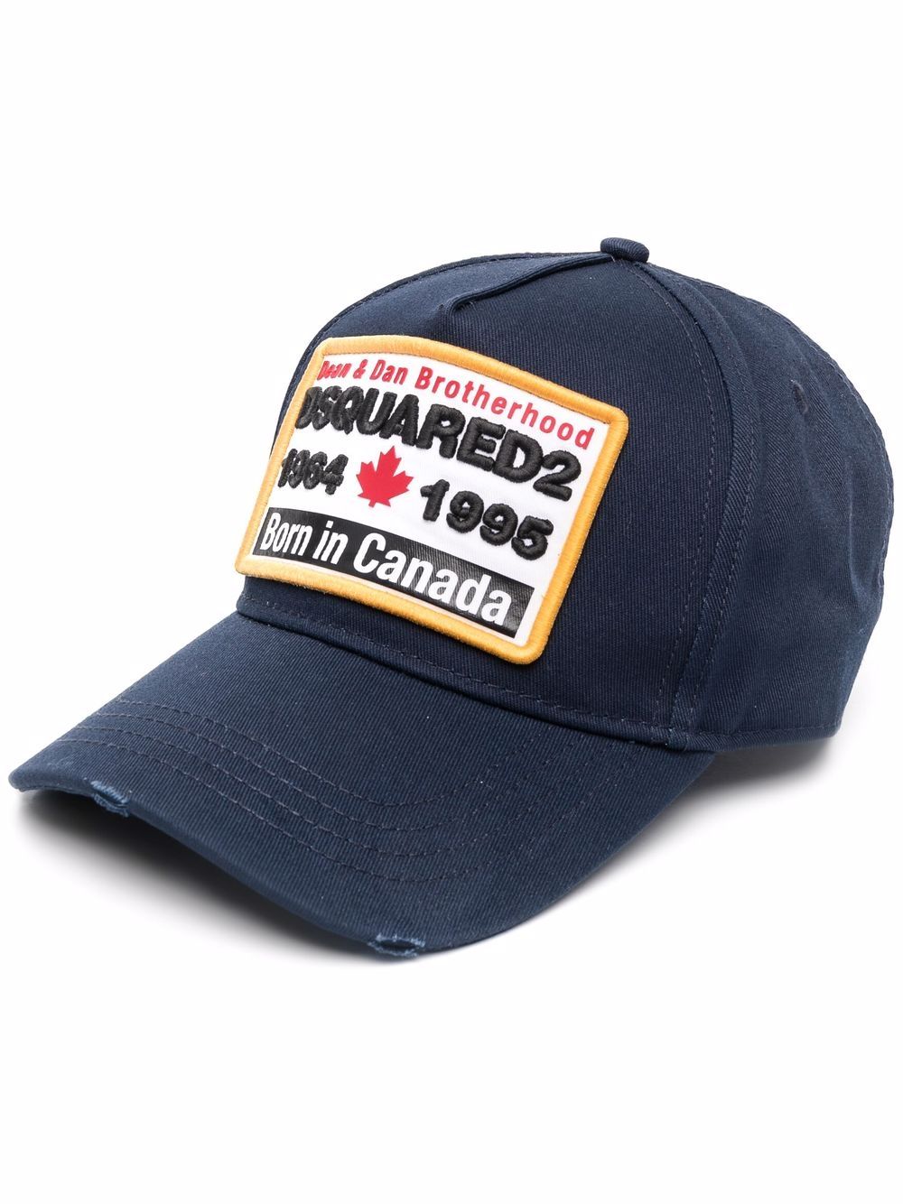 Dsquared2 logo-patch baseball cap - Blue von Dsquared2