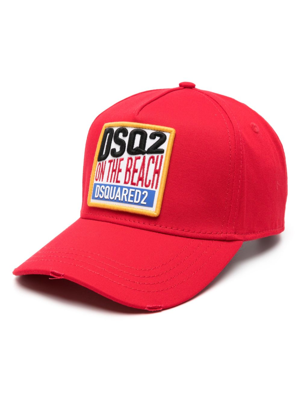 Dsquared2 logo-patch cotton baseball cap von Dsquared2