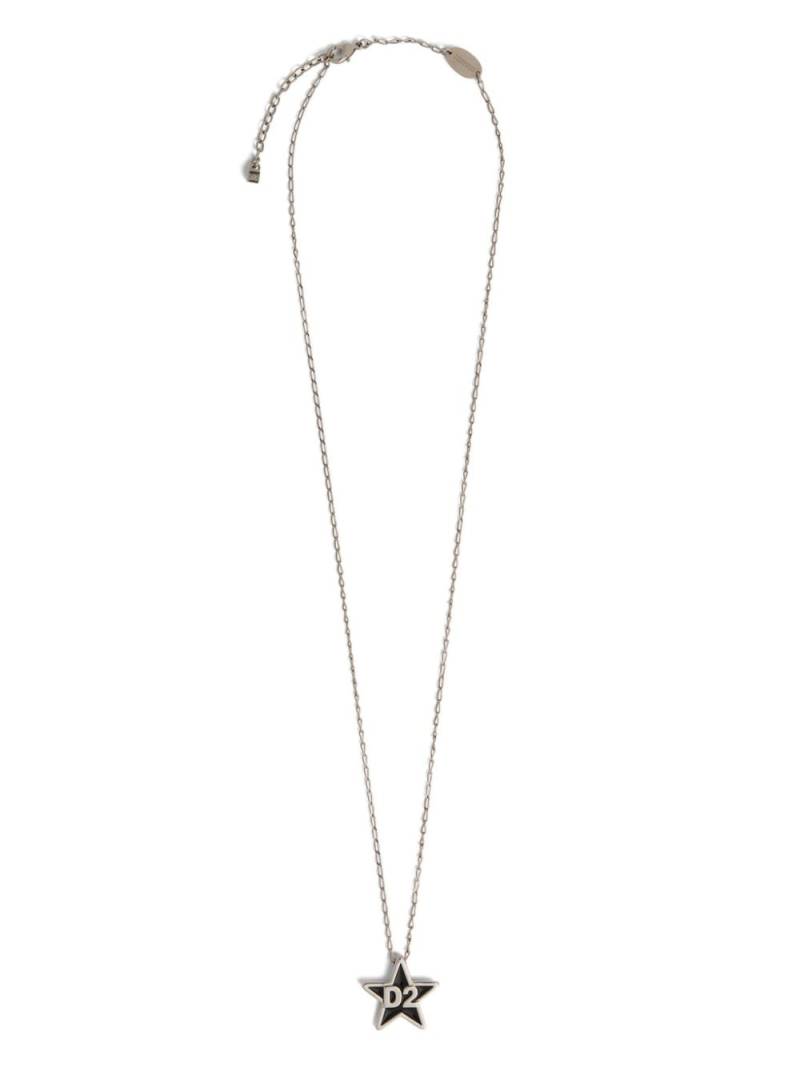 Dsquared2 logo-pendant necklace - Silver von Dsquared2