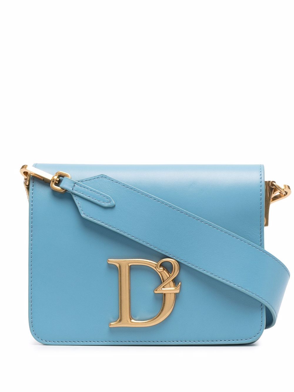 Dsquared2 logo-plaque crossbody bag - Blue von Dsquared2