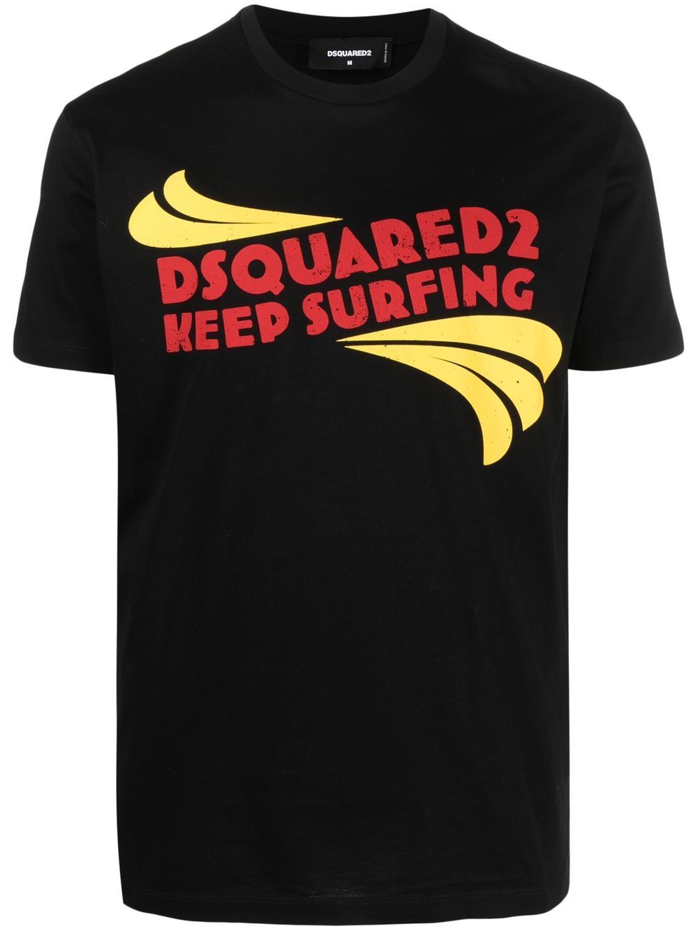 Dsquared2 logo-print T-shirt - Black von Dsquared2