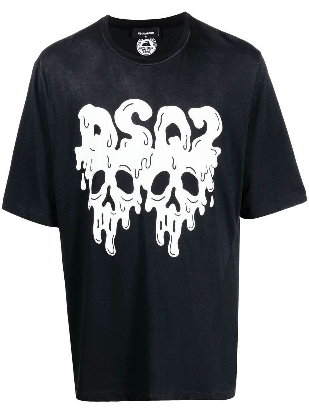 Dsquared2 logo-print T-shirt - Black von Dsquared2