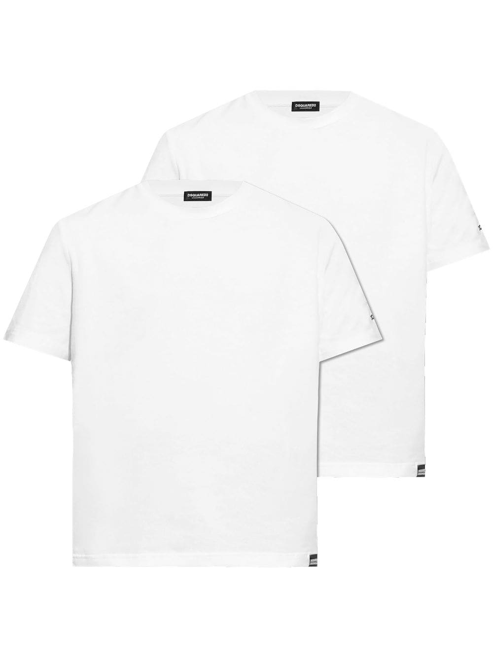 Dsquared2 logo-print T-shirts (pack of two) - White von Dsquared2
