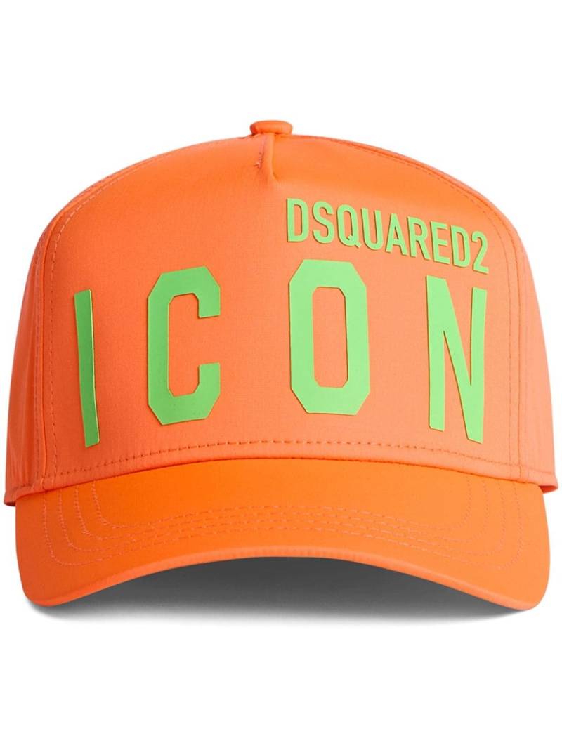 Dsquared2 logo-print baseball cap - Orange von Dsquared2