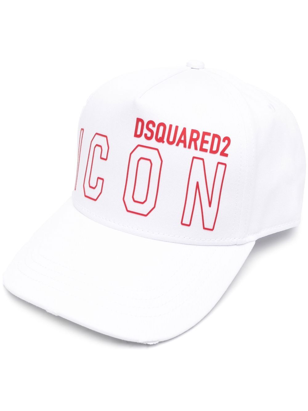 Dsquared2 logo-print baseball cap - White von Dsquared2