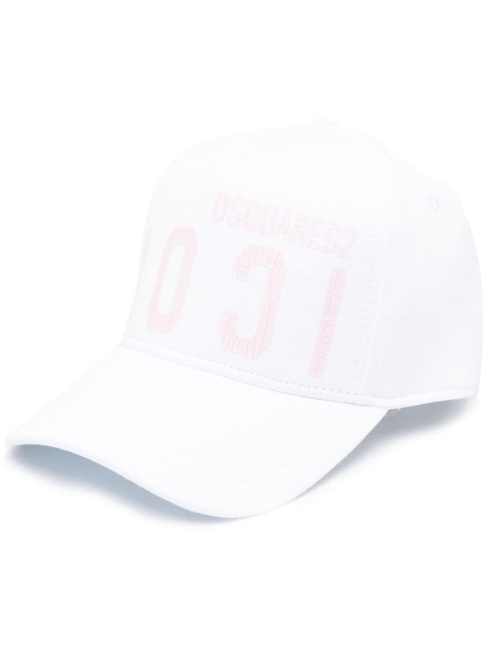 Dsquared2 logo-print baseball cap - White von Dsquared2