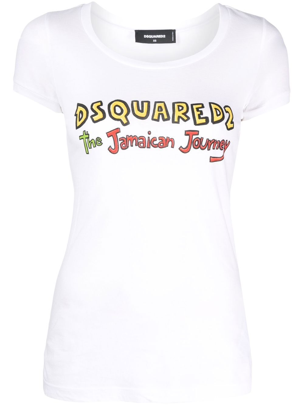 Dsquared2 logo-print cotton T-Shirt - White von Dsquared2