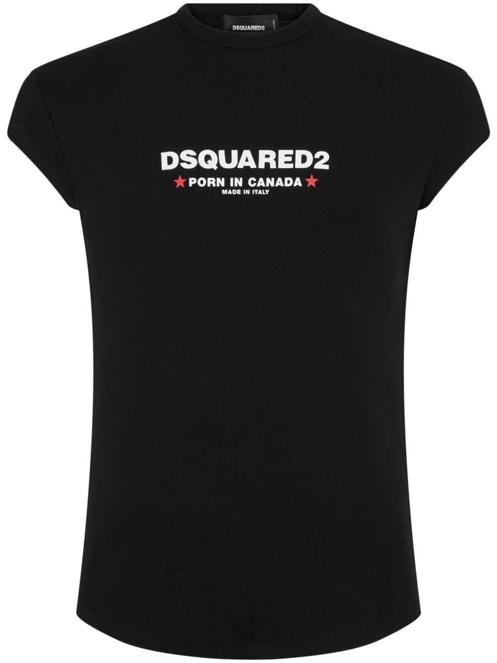 Dsquared2 logo-print cotton T-shirt - Black von Dsquared2