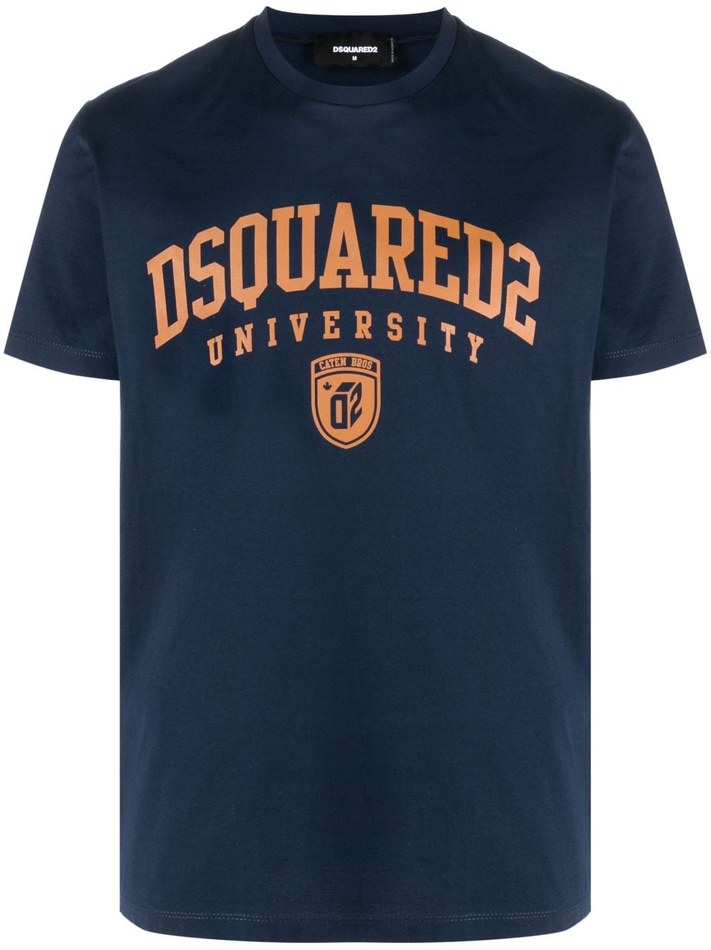 Dsquared2 logo-print cotton T-shirt - Blue von Dsquared2