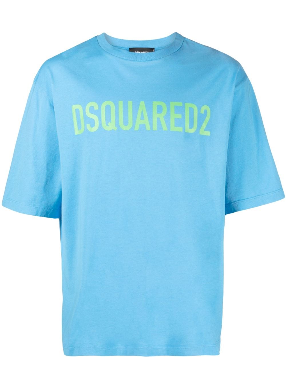 Dsquared2 logo-print cotton T-shirt - Blue von Dsquared2