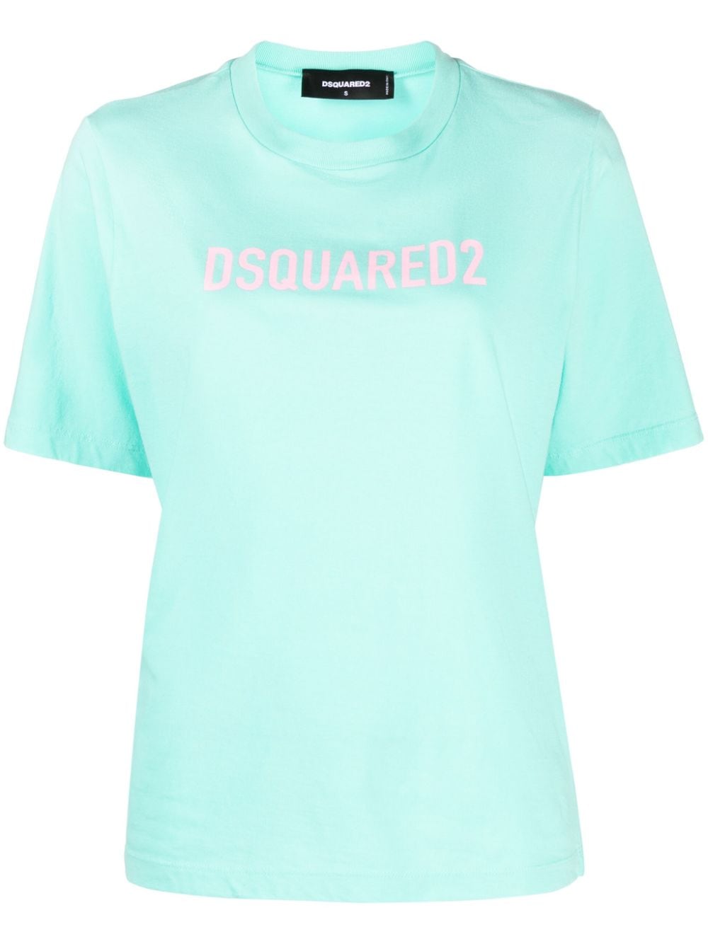 Dsquared2 logo-print cotton T-shirt - Green von Dsquared2