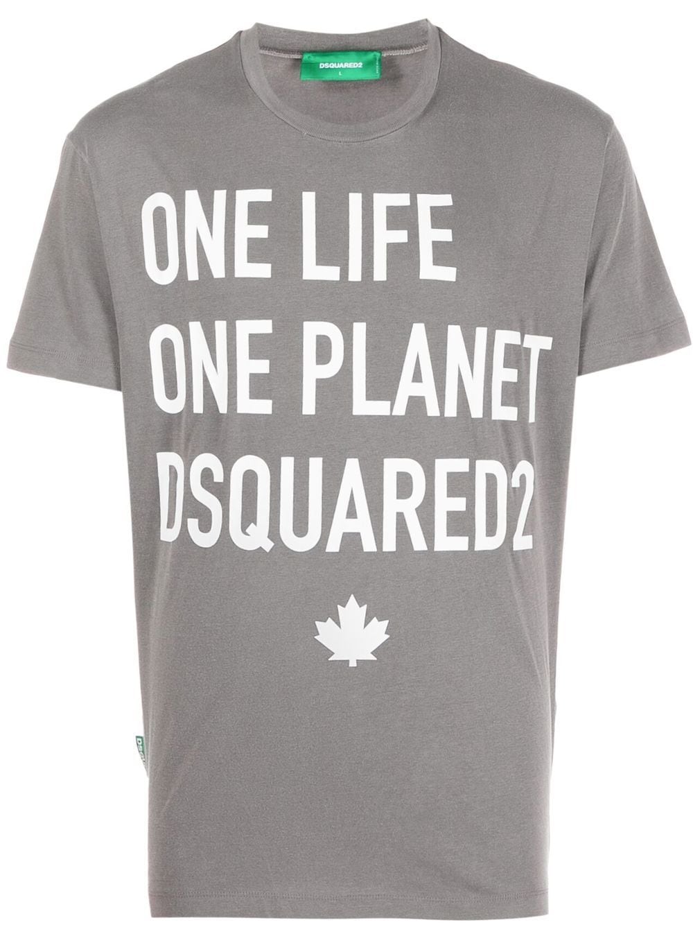 Dsquared2 logo-print cotton T-shirt - Grey von Dsquared2