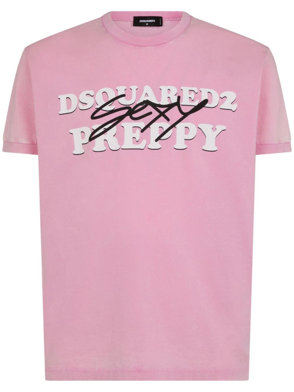 Dsquared2 logo-print cotton T-shirt - Pink von Dsquared2