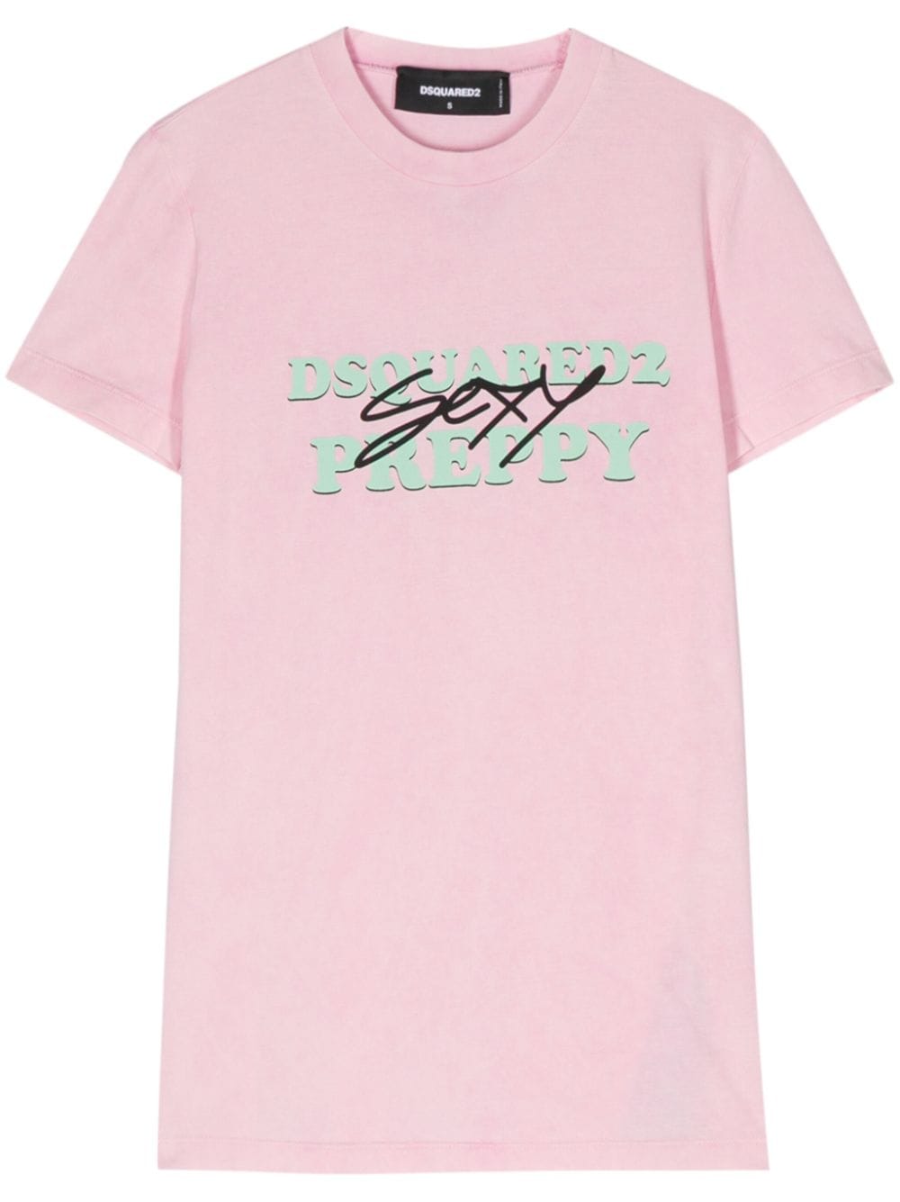 Dsquared2 logo-print cotton T-shirt - Pink von Dsquared2