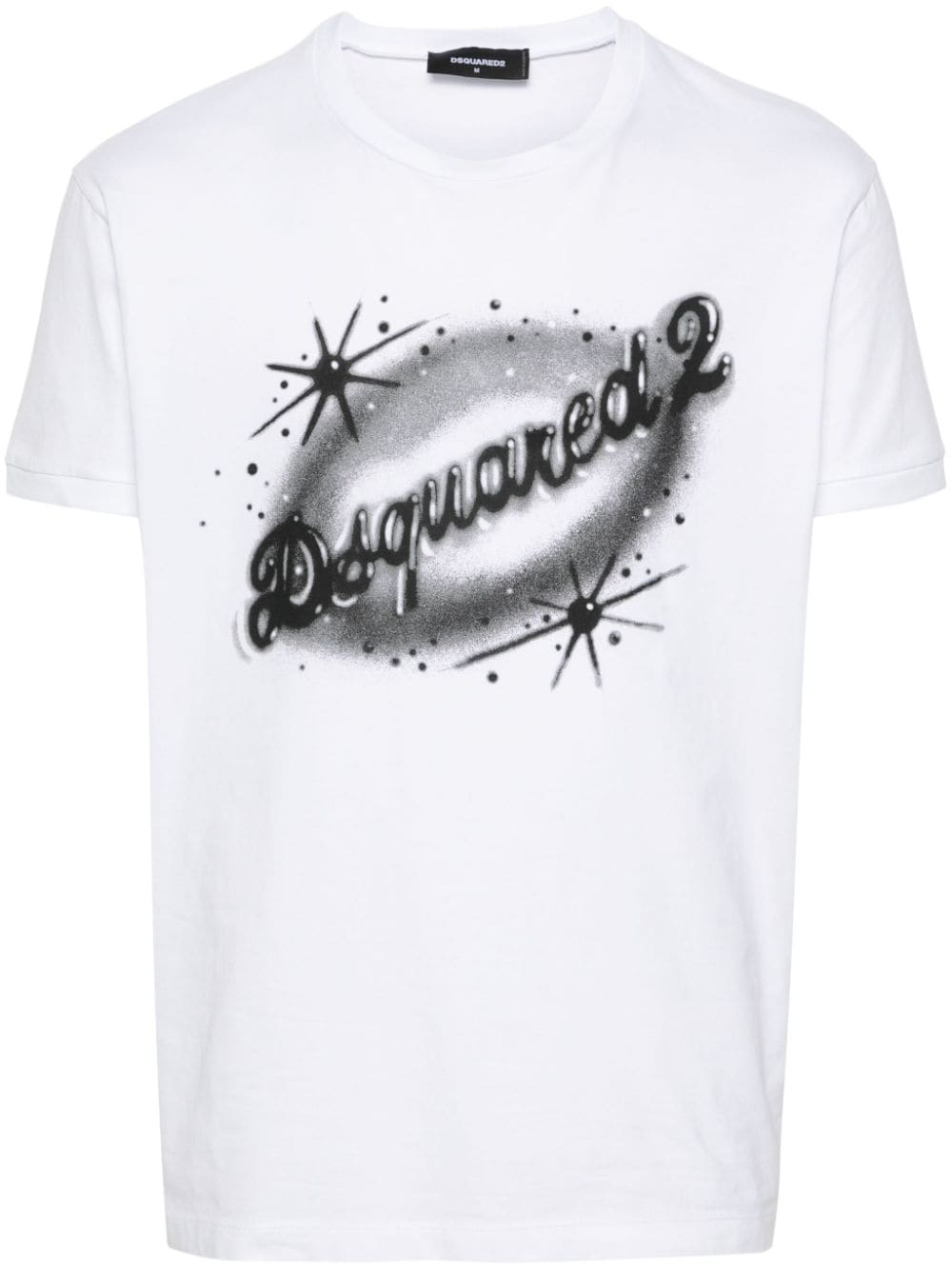 Dsquared2 logo-print cotton T-shirt - White von Dsquared2