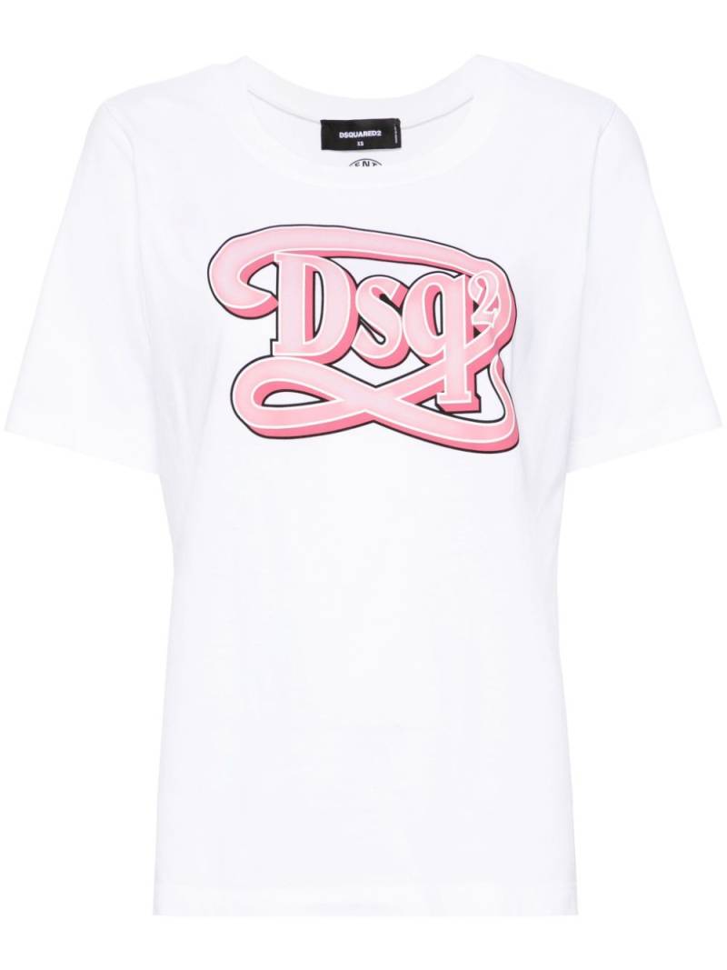 Dsquared2 logo-print cotton T-shirt - White von Dsquared2