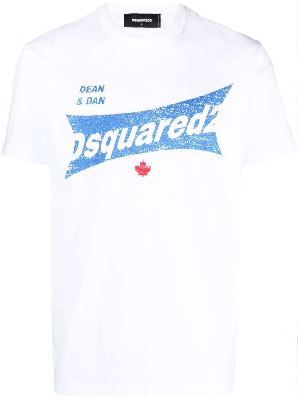 Dsquared2 logo-print cotton T-shirt - White von Dsquared2