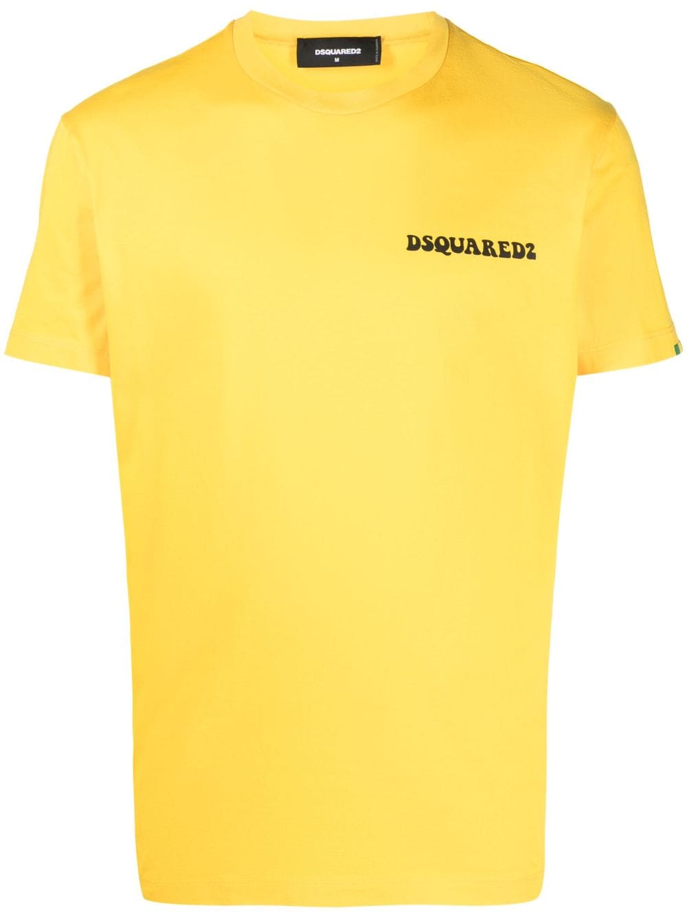 Dsquared2 logo-print cotton T-shirt - Yellow von Dsquared2