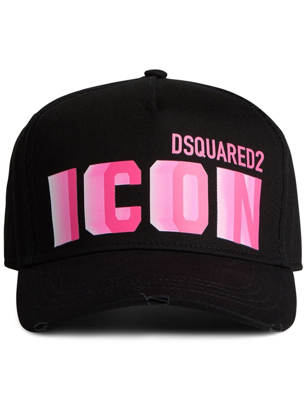 Dsquared2 logo-print cotton baseball cap - Black von Dsquared2