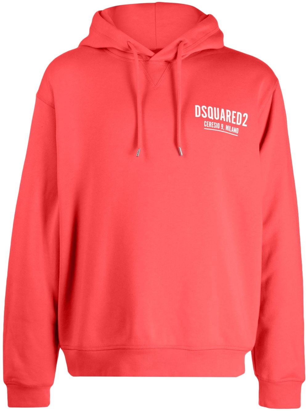 Dsquared2 logo-print cotton hoodie von Dsquared2