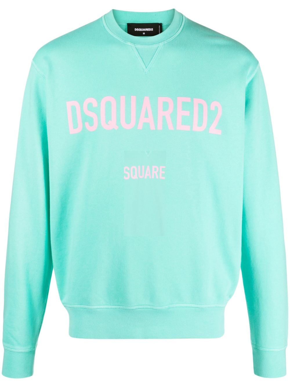 Dsquared2 logo-print cotton sweatshirt - Blue von Dsquared2