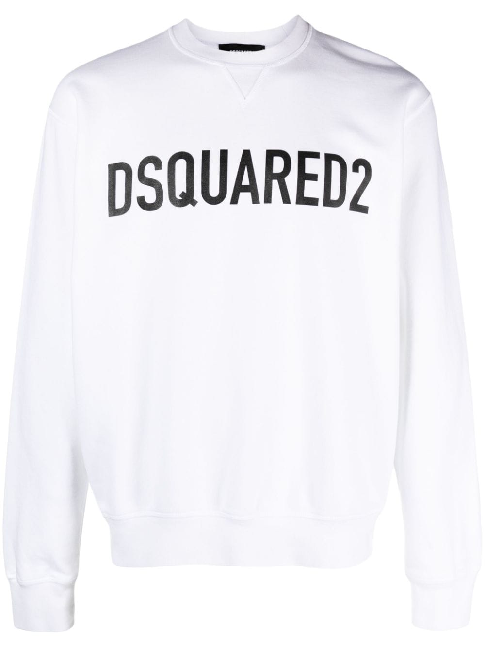 Dsquared2 logo-print cotton sweatshirt - White von Dsquared2