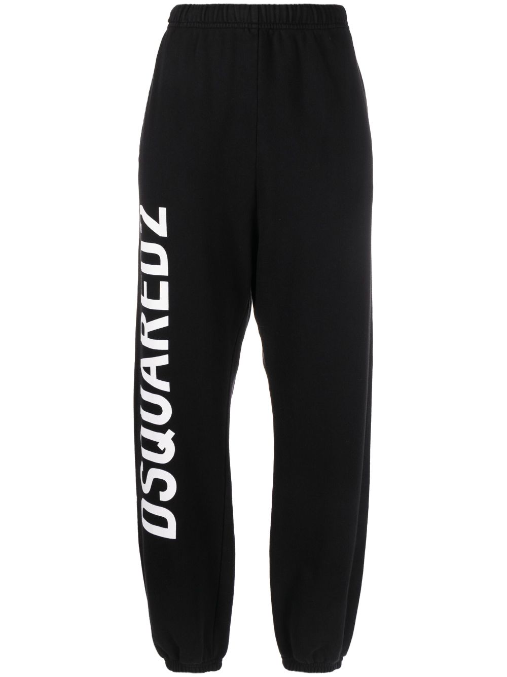 Dsquared2 logo-print cotton track pants - Black von Dsquared2