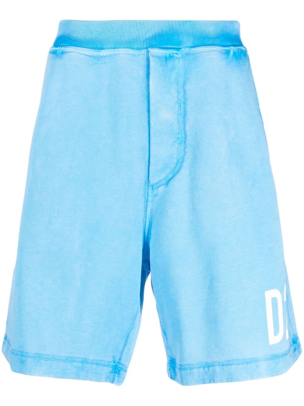 Dsquared2 logo-print cotton track shorts - Blue von Dsquared2