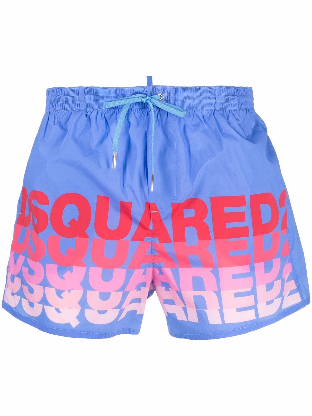 Dsquared2 logo-print drawstring-waist swim shorts - Blue von Dsquared2