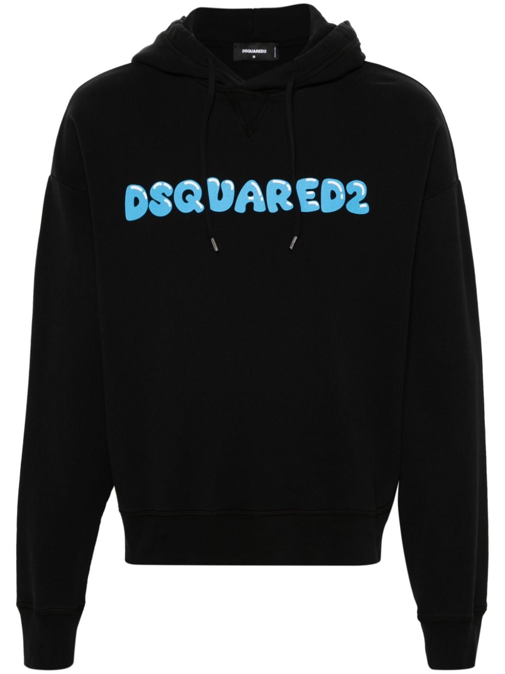 Dsquared2 logo-print hoodie - Black von Dsquared2