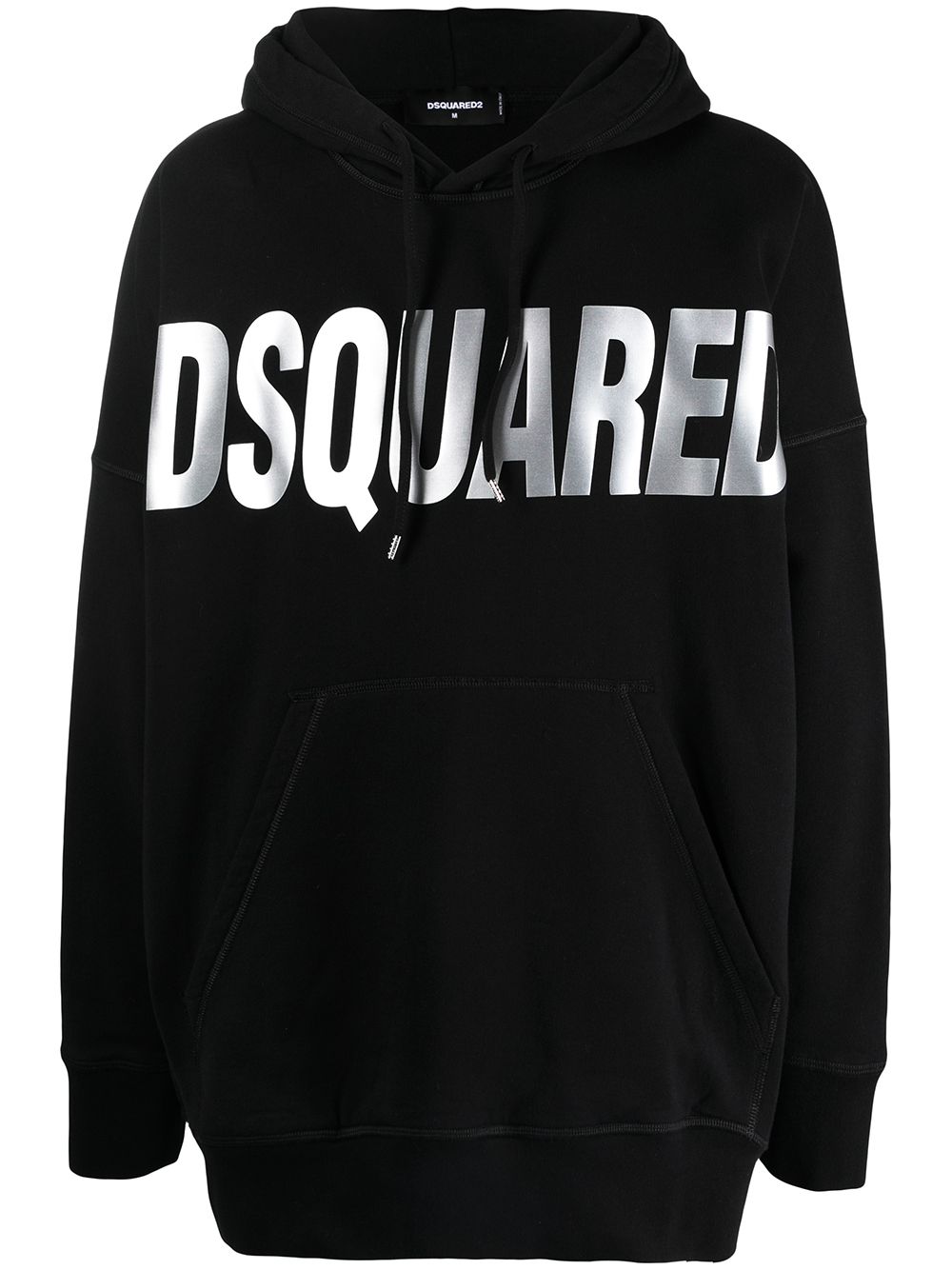 Dsquared2 logo-print hoodie - Black von Dsquared2