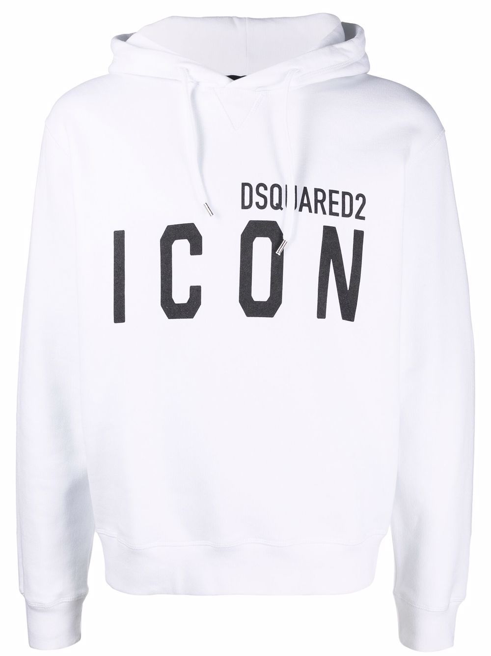 Dsquared2 logo-print hoodie - White von Dsquared2