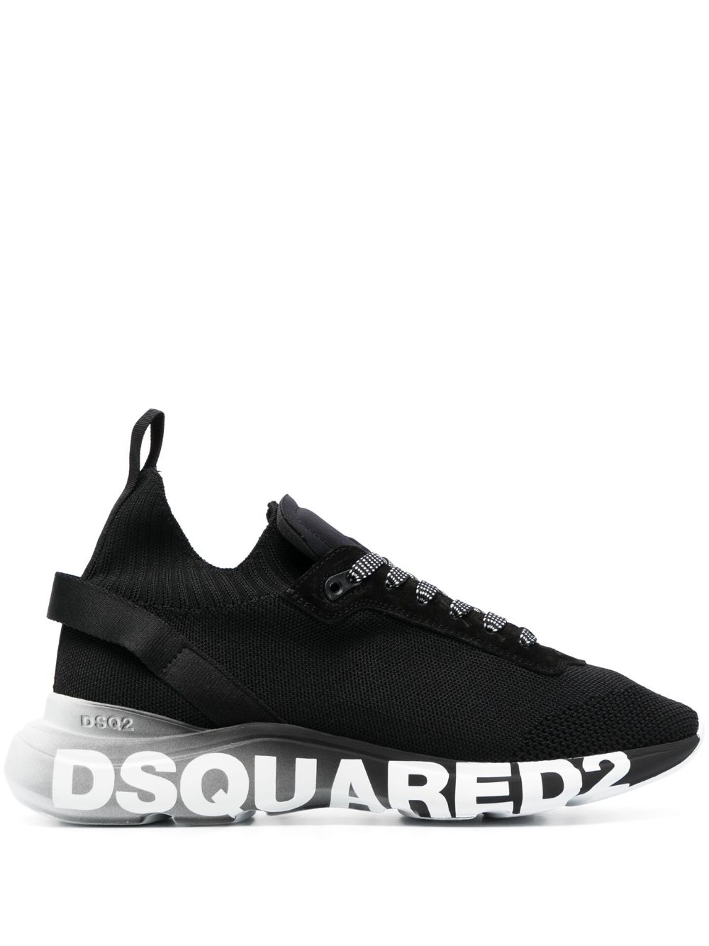 Dsquared2 logo-print low-top sneakers - Black von Dsquared2