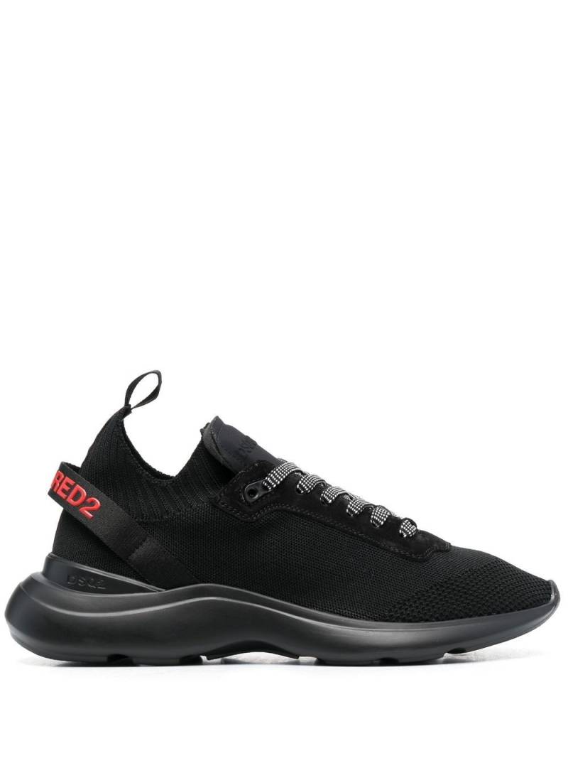 Dsquared2 Fly logo-print low-top sneakers - Black von Dsquared2