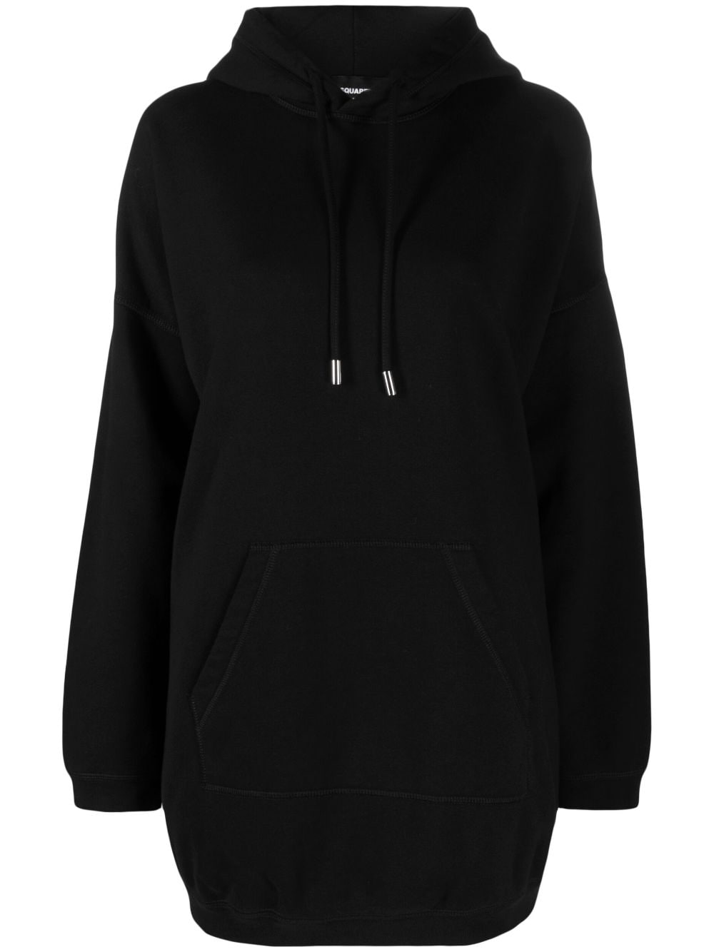 Dsquared2 logo-print oversize hoodie - Black von Dsquared2