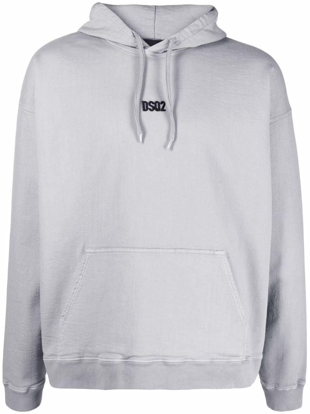 Dsquared2 logo-print pullover hoodie - Grey von Dsquared2