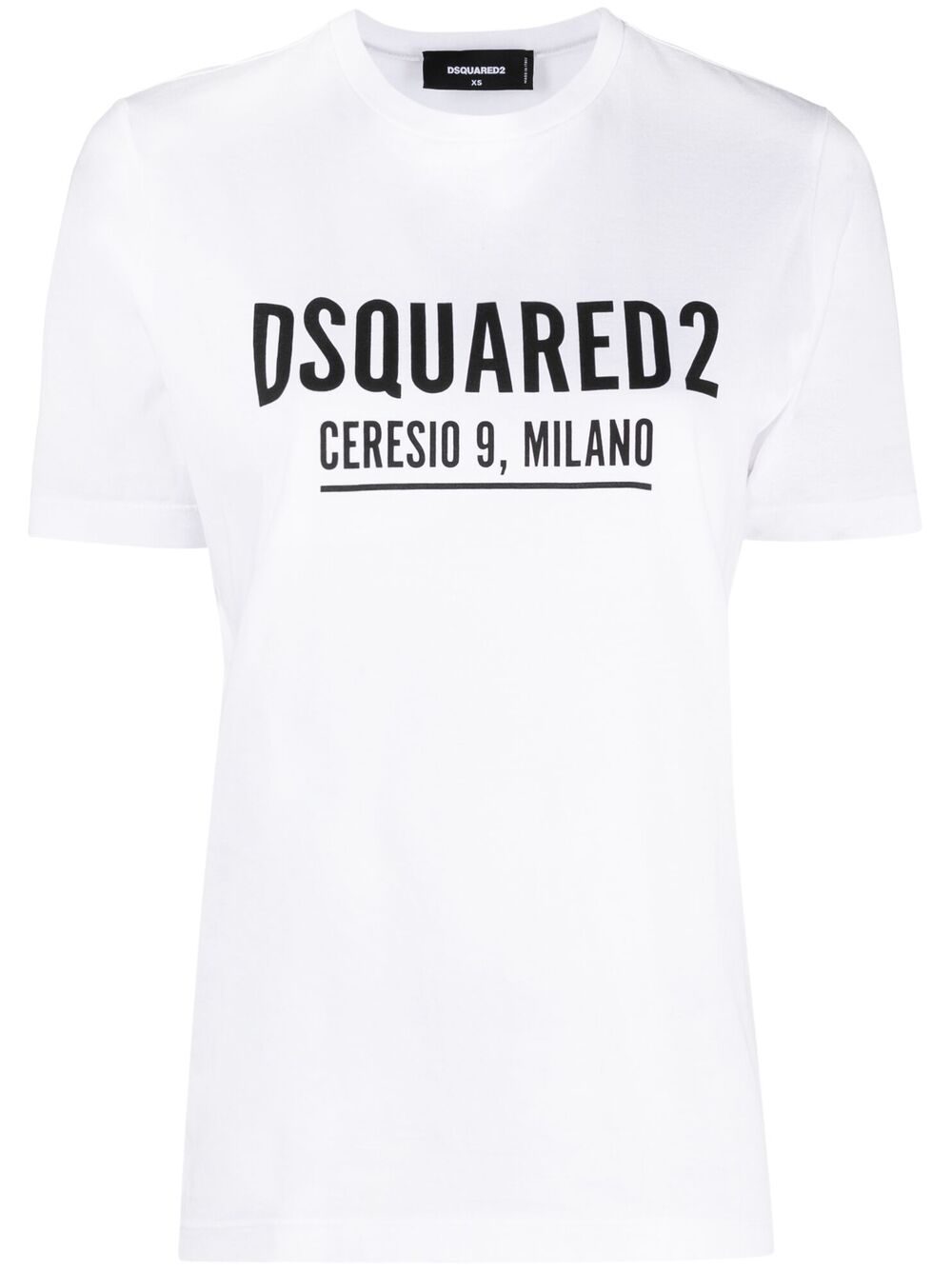Dsquared2 logo-print short-sleeve T-shirt - White von Dsquared2