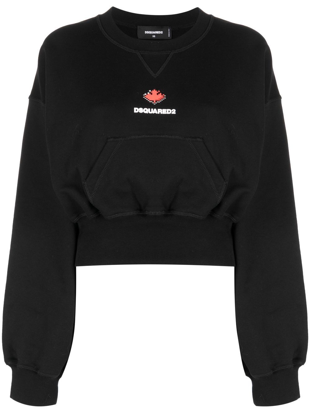 Dsquared2 logo-print sweatshirt - Black von Dsquared2