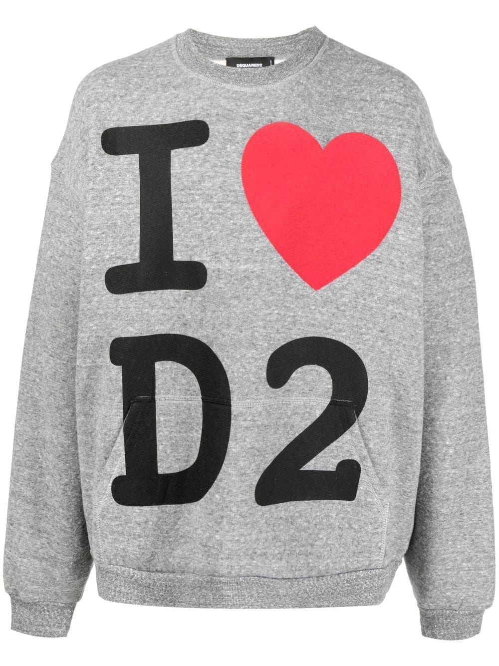Dsquared2 logo-print sweatshirt - Grey von Dsquared2