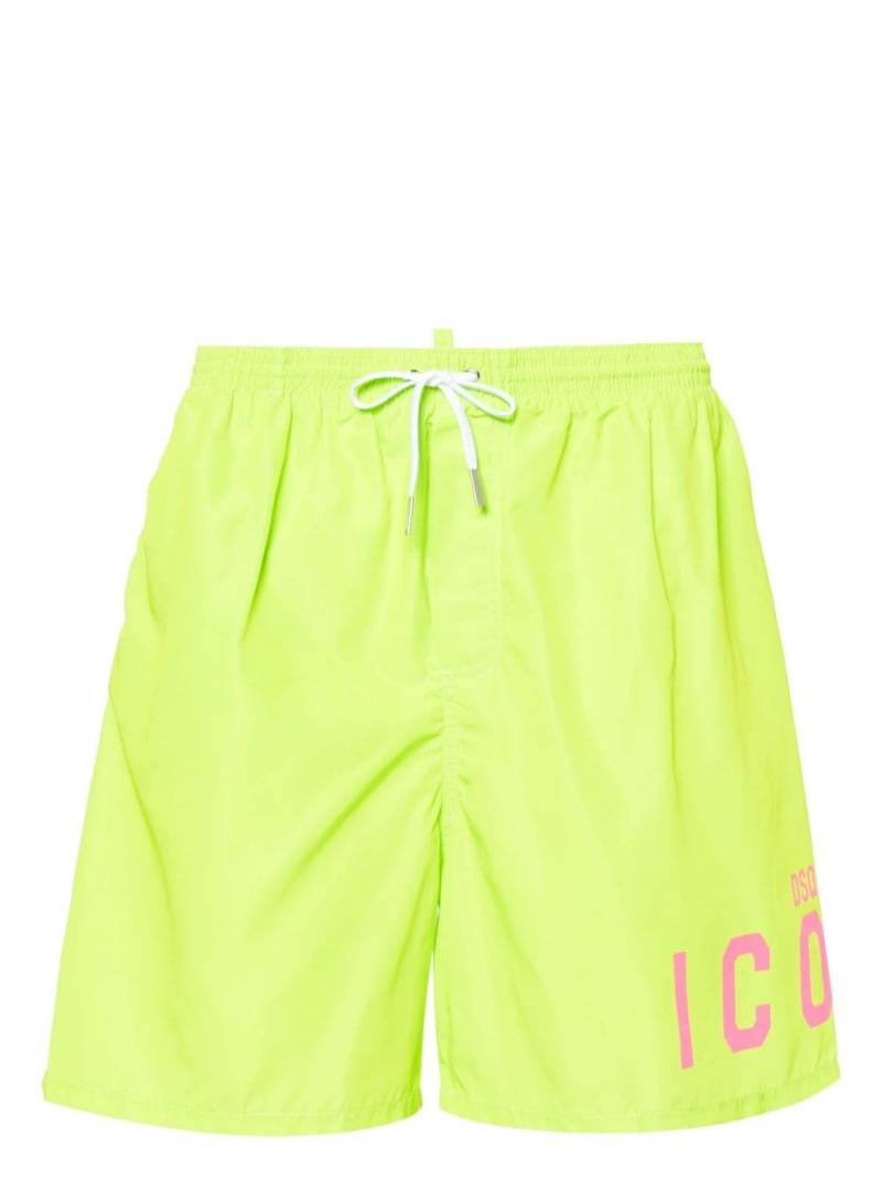 Dsquared2 logo-print swim shorts - Green von Dsquared2