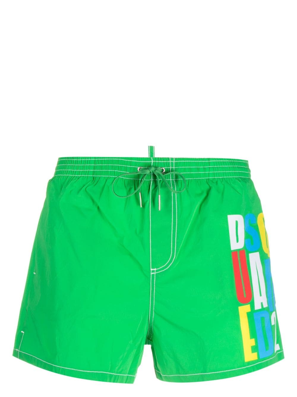 Dsquared2 logo-print swim shorts - Green von Dsquared2