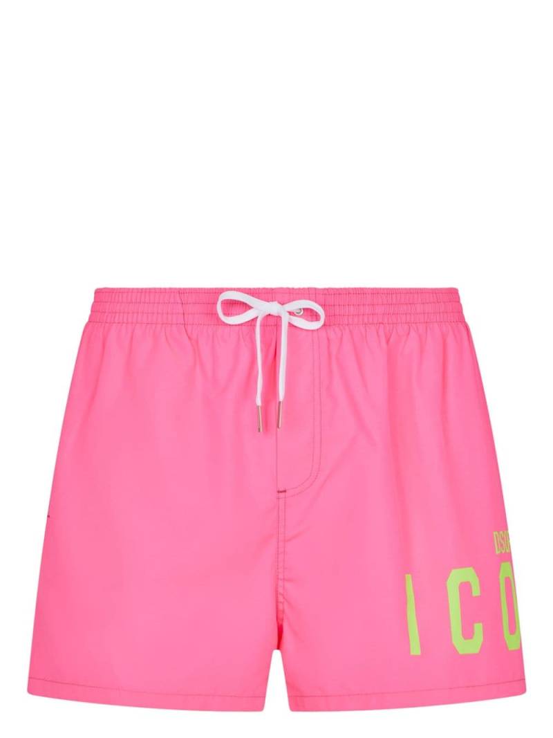 Dsquared2 logo-print swim shorts - Pink von Dsquared2