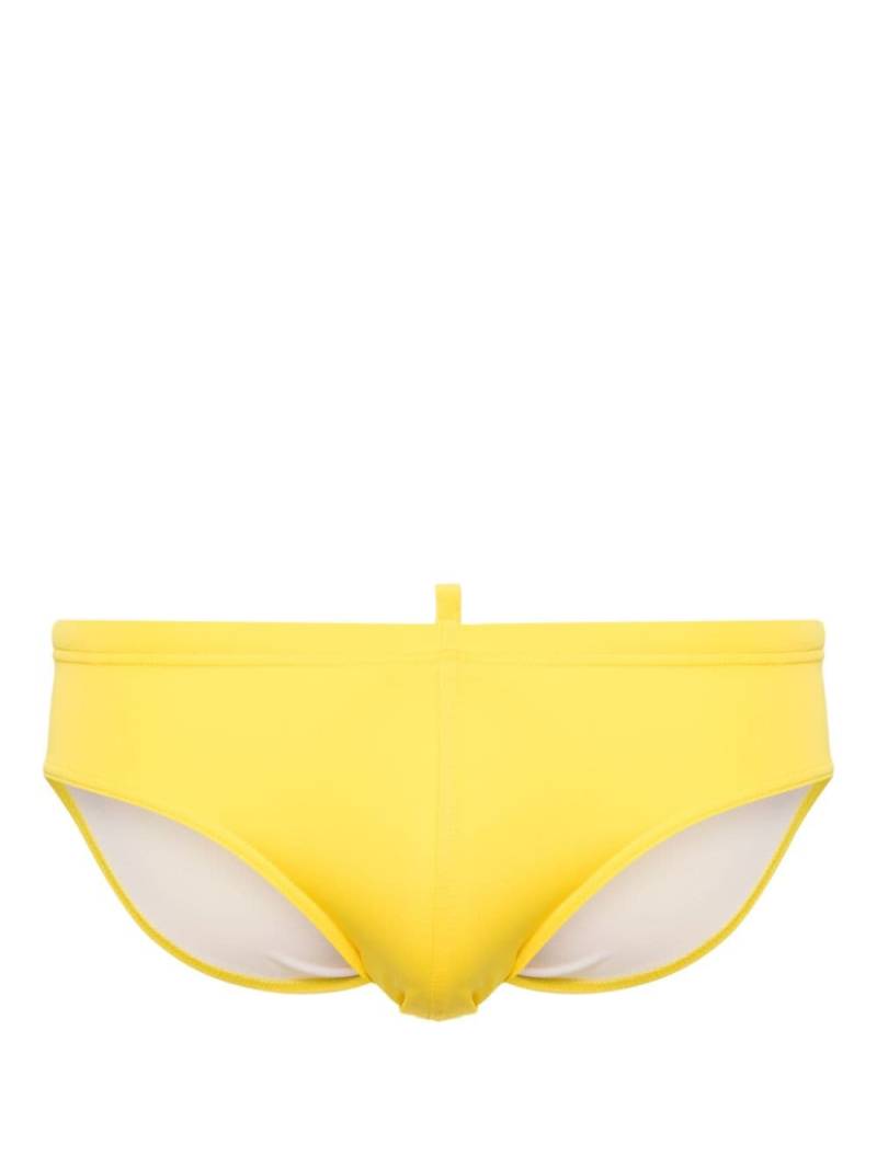 Dsquared2 logo-print swim trunks - Yellow von Dsquared2