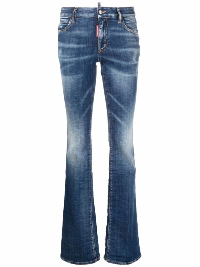 Dsquared2 low-rise flared jeans - Blue von Dsquared2
