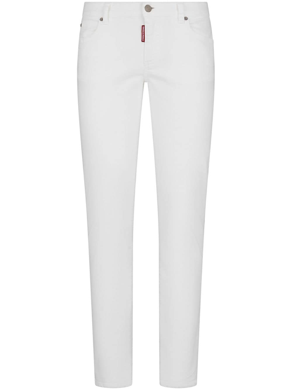 Dsquared2 low-rise slim-cut jeans - White von Dsquared2